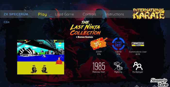 The Last Ninja Collection + Bonus Games Free Download